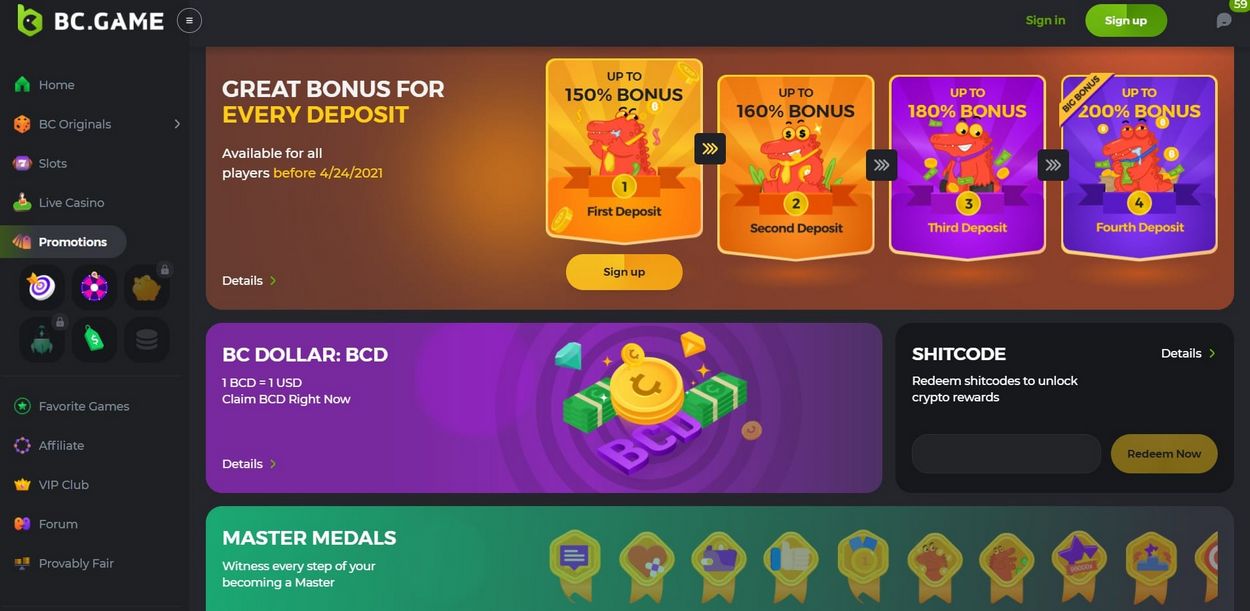 BC Game: Online Casino and Sports Betting Official Web Site in India